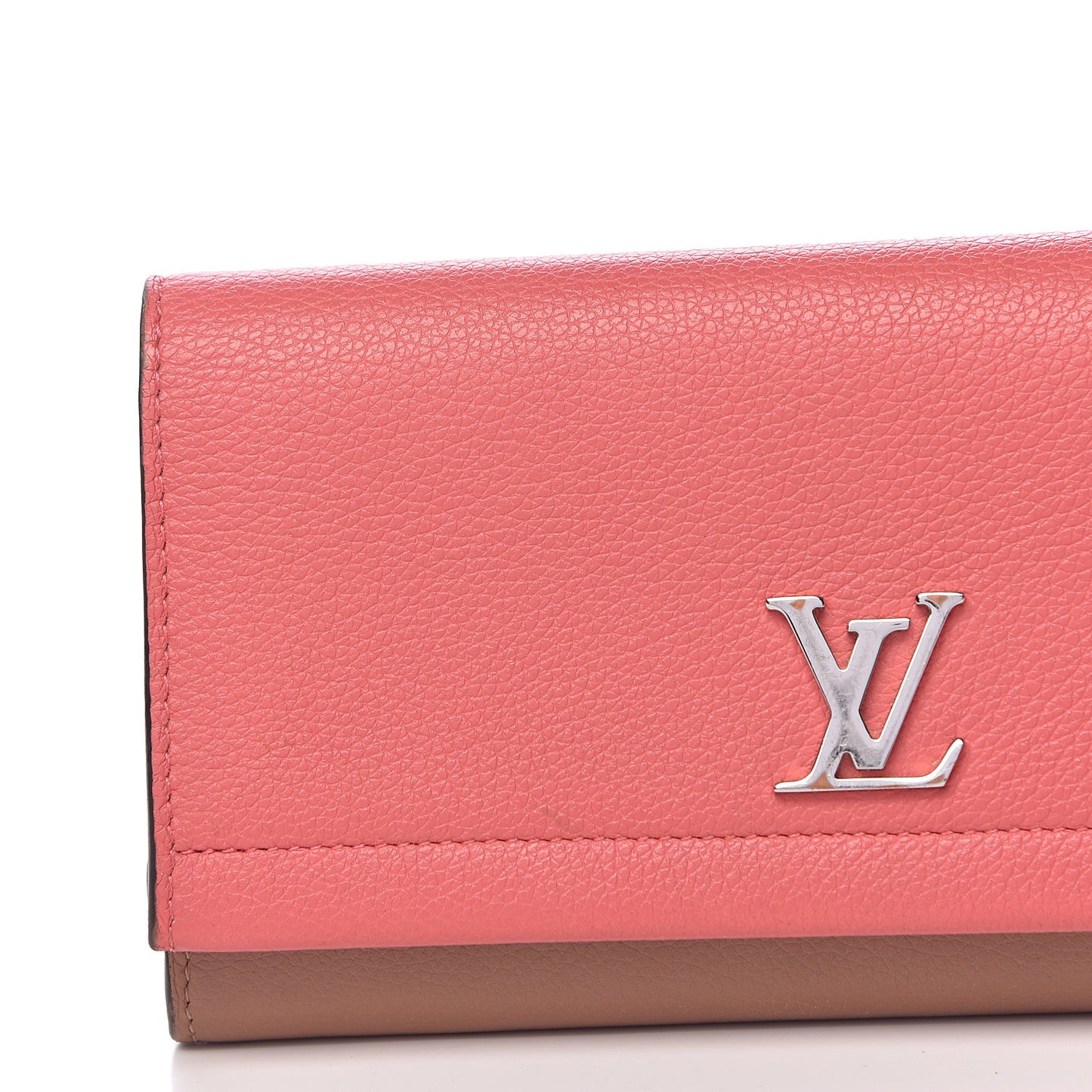 Calfskin Lockme II Wallet Blossom