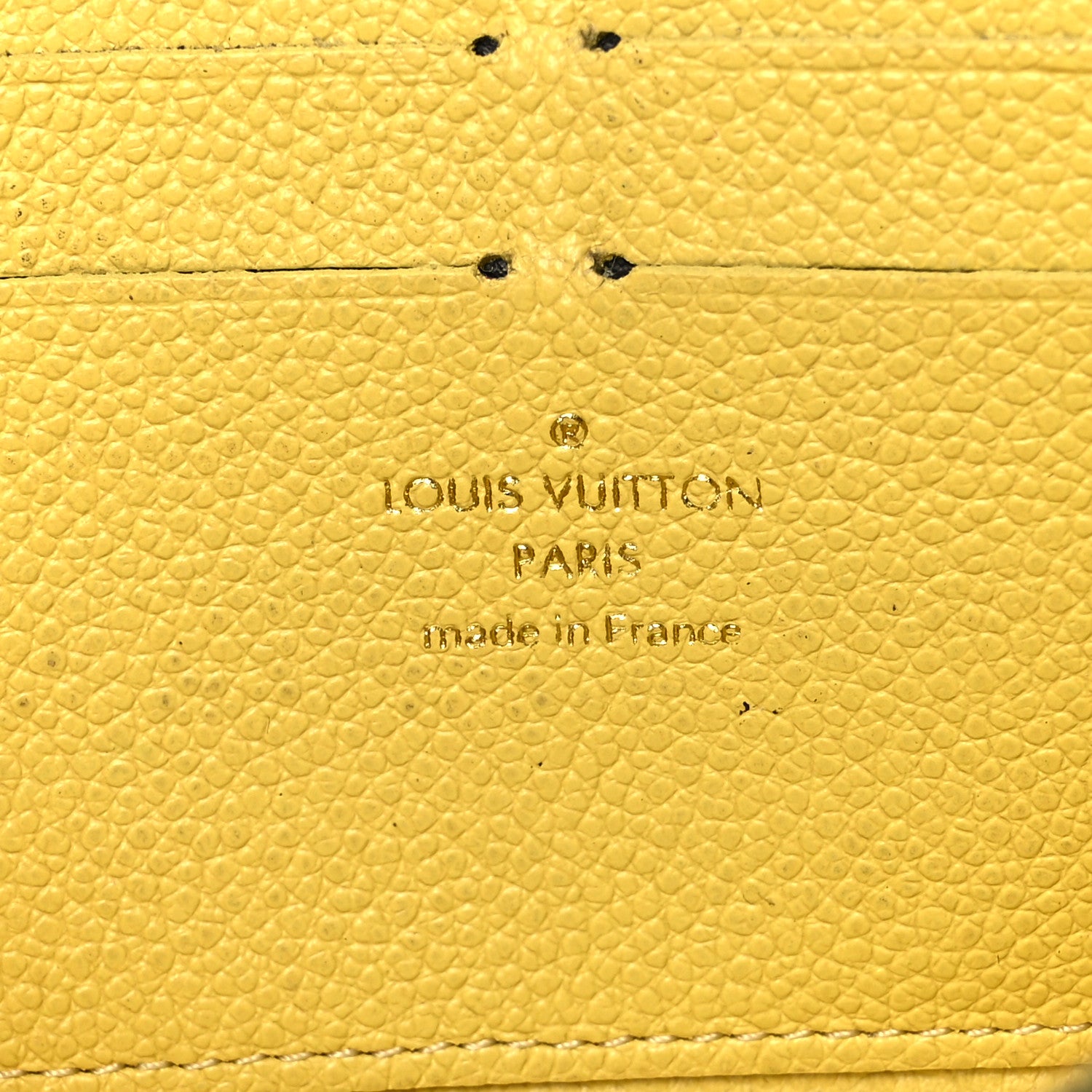 Louis Vuitton Empreinte Zippy Wallet Black Yellow 6 of 8