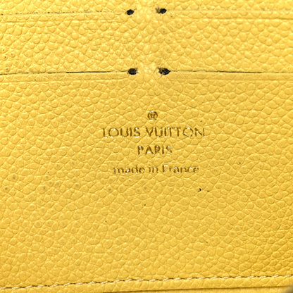 Louis Vuitton Empreinte Zippy Wallet Black Yellow 6 of 8