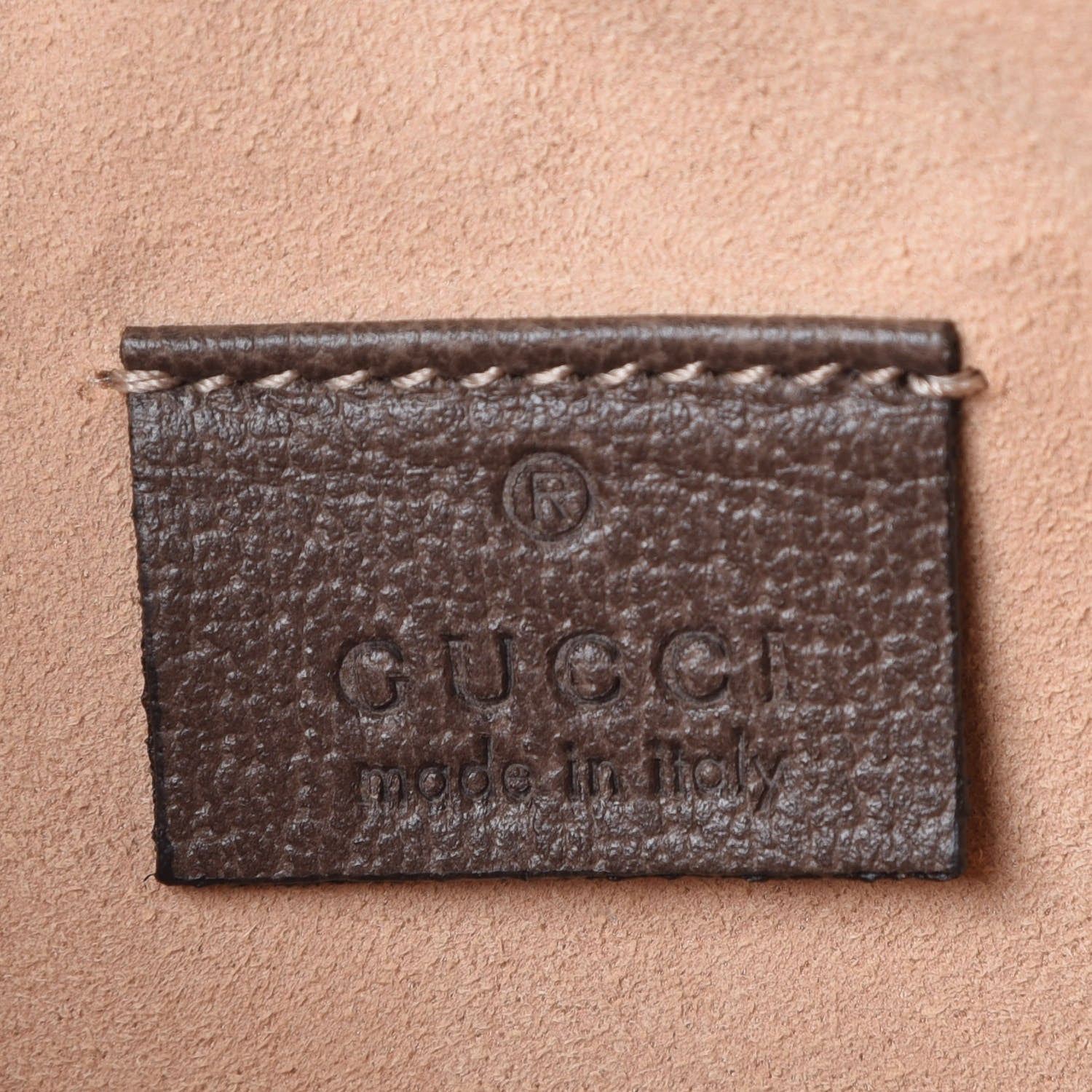 Gucci GG Supreme Monogram Large Ophidia Pouch Clutch Brown 6 of 8