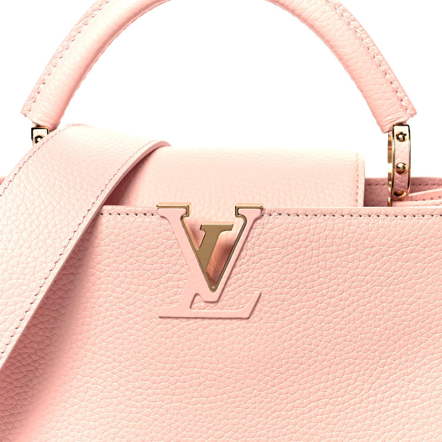Louis Vuitton Taurillon Capucines BB Rose Jasmin 8 of 10