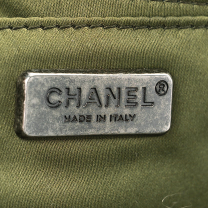 Chanel Sequin Coco Cuba Medium Single Flap Khaki 6 of 10