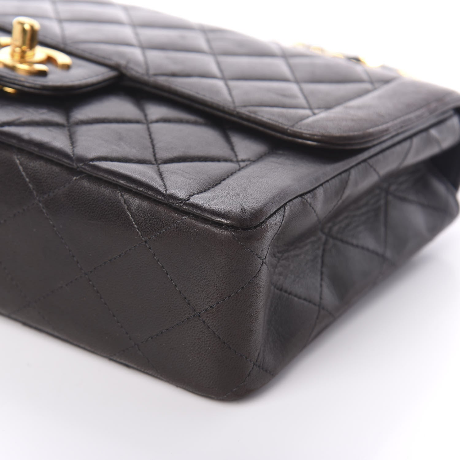 Chanel Lambskin Quilted Small Single Flap Bag Black 11 of 11