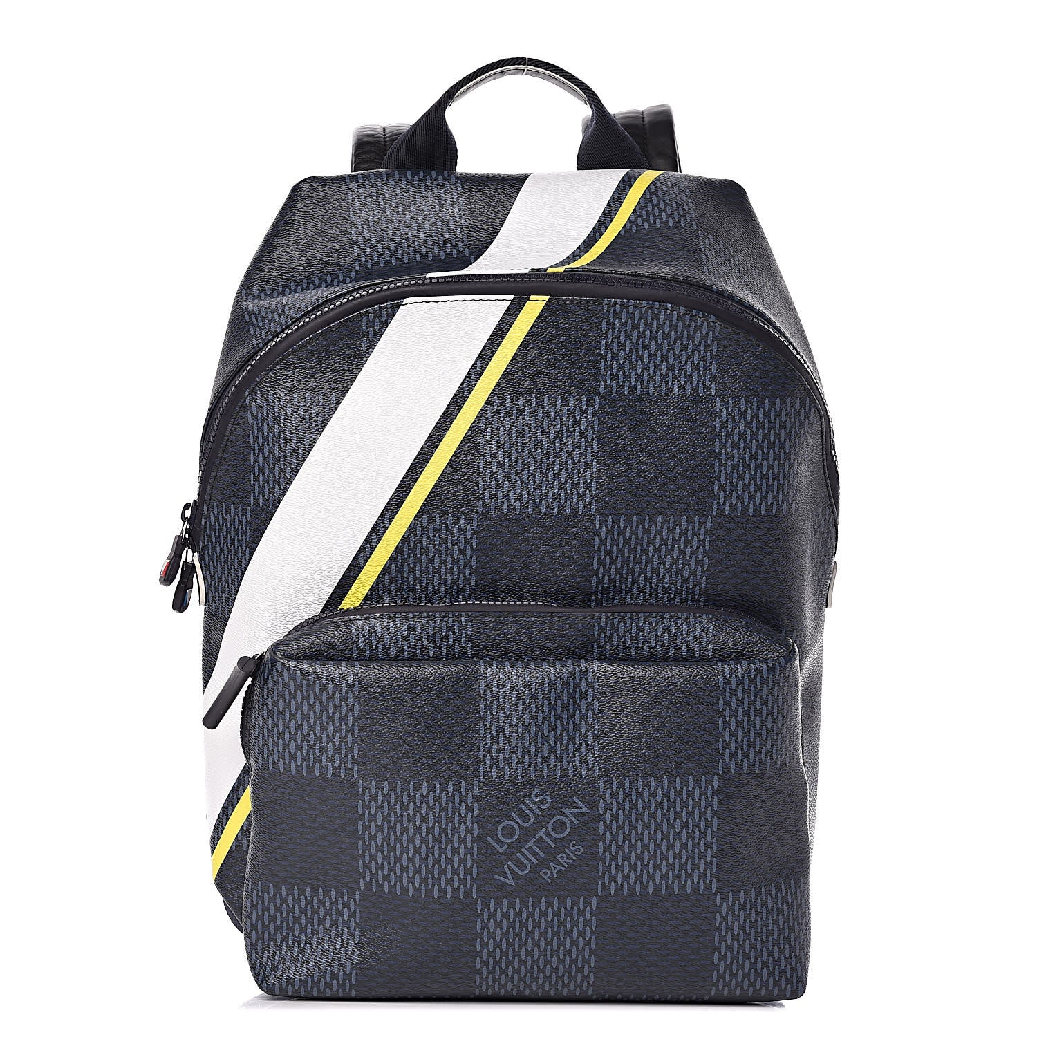 Louis Vuitton Damier Cobalt Latitude America's Cup Apollo Backpack Yellow 1 of 11