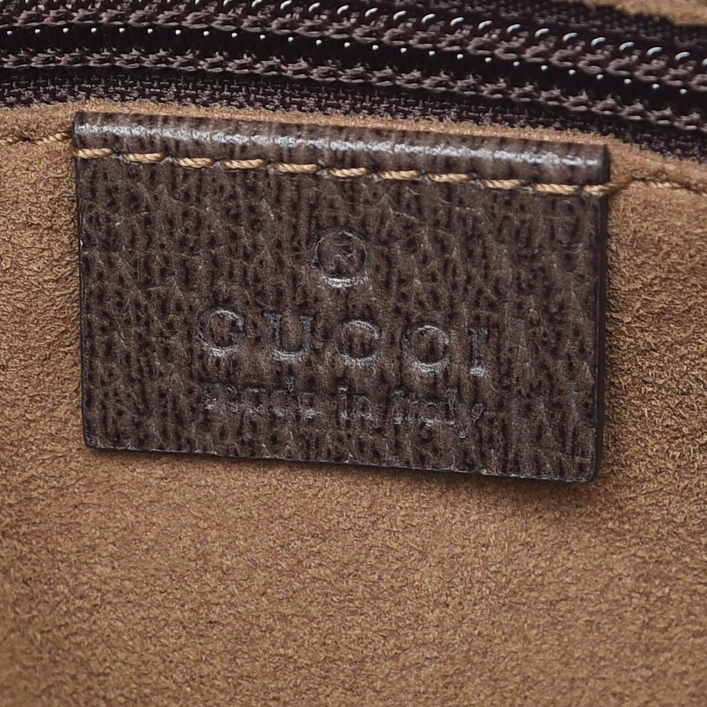 GG Supreme Monogram Tian Web Medium Flat Messenger Beige Multicolor New Acero