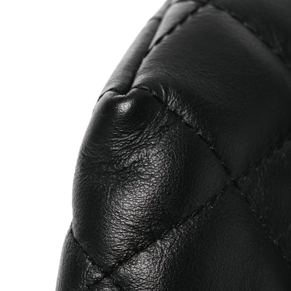 Chanel Calfskin Quilted CC Uniform Flap Belt Bag Black 14 of 16