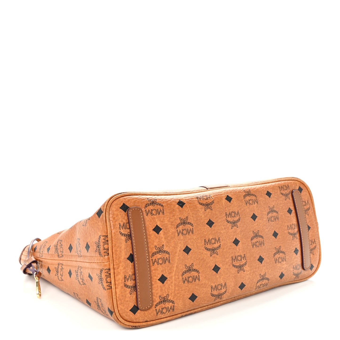 Visetos Medium Liz Reversible Shopper Tote Cognac