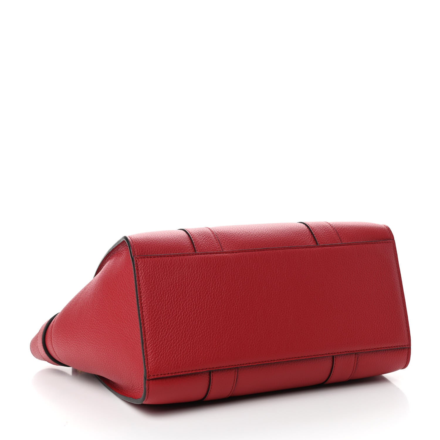 Mulberry Classic Grain Calfskin Small Bayswater Zip Tote Scarlet 4 of 9