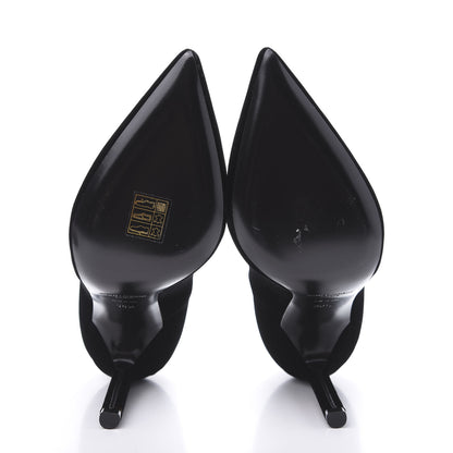 Saint Laurent Velvet Anja 105 Pumps 36.5 Black 5 of 11