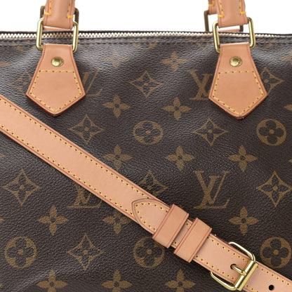 Louis Vuitton Monogram Speedy Bandouliere 35 8 of 11