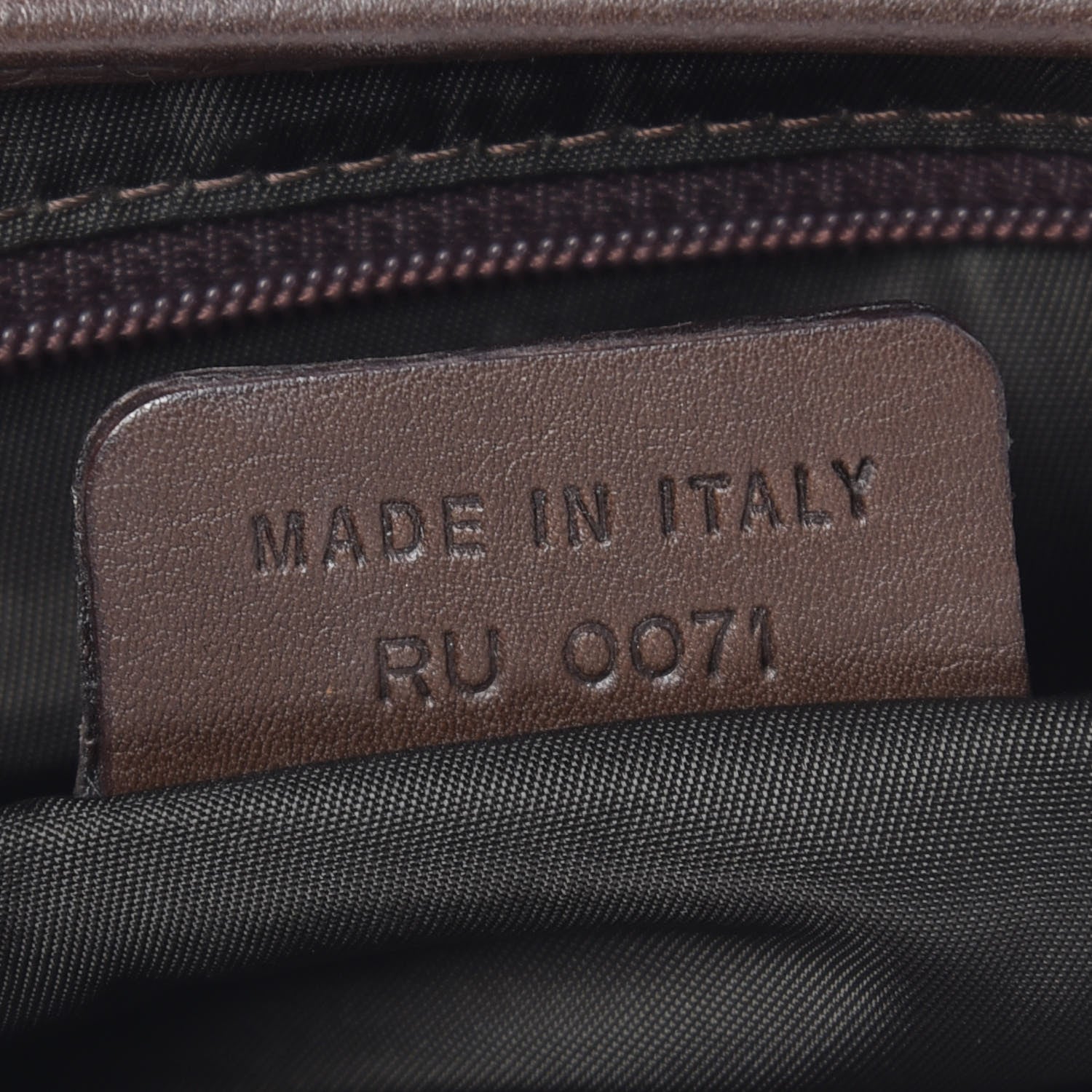 Christian Dior Calfskin Saddle Bag Brown 8 of 9