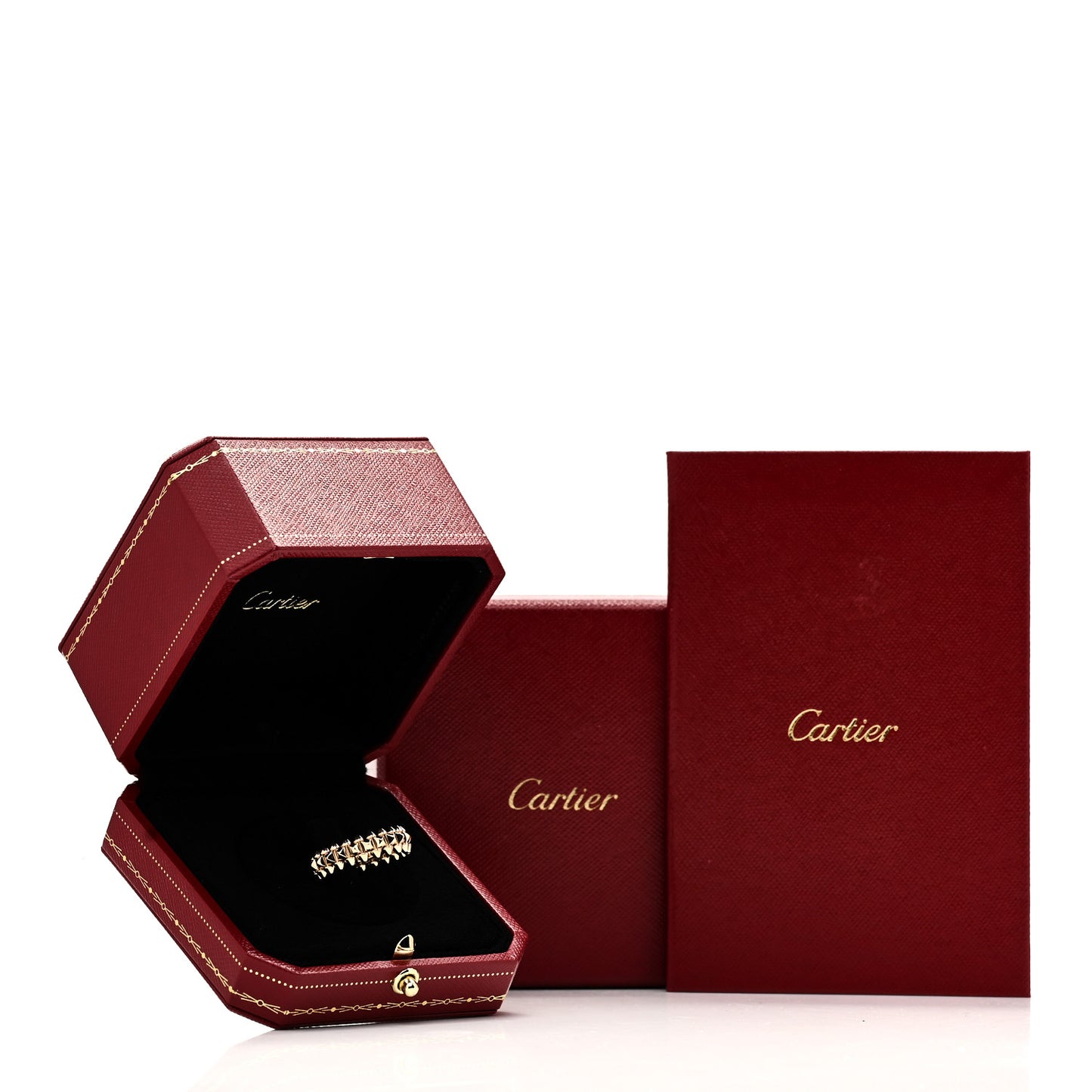 18K Pink Gold SM Clash De Cartier Ring 52 6