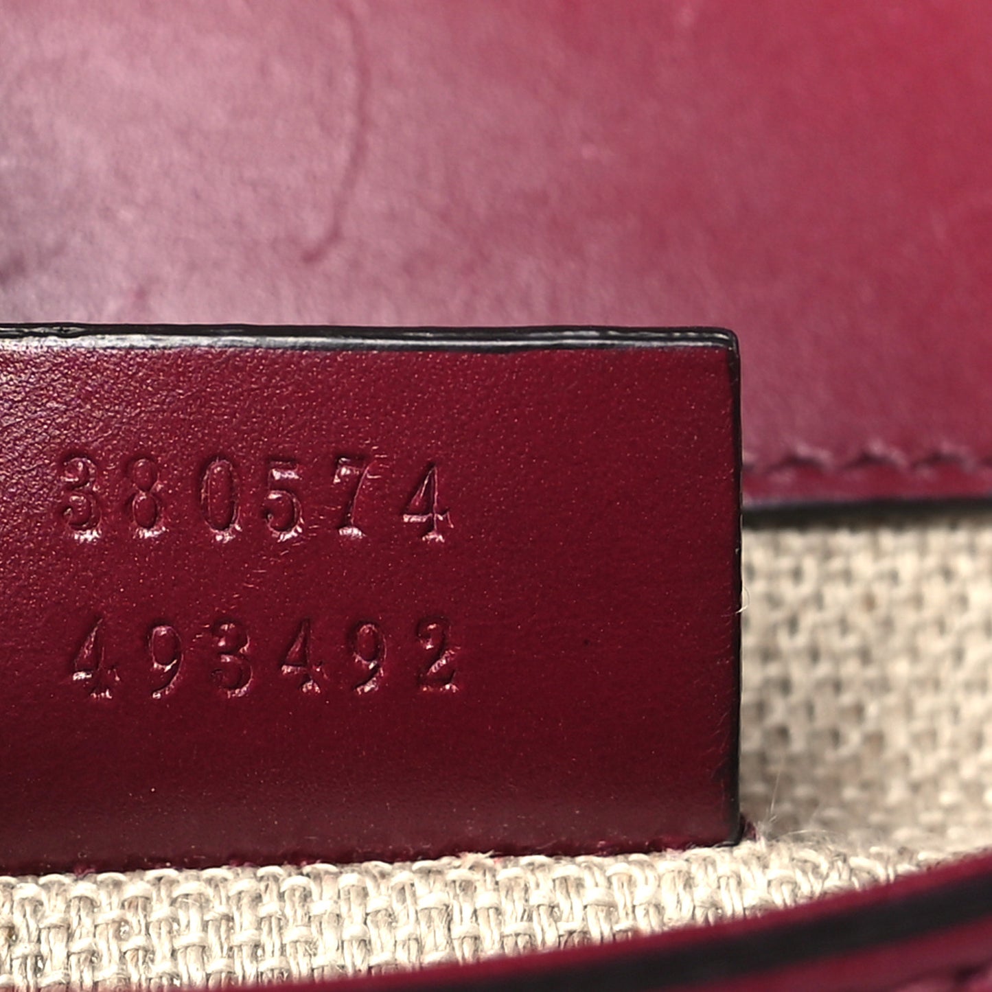 Ruinart Calfskin Small Lady Web Shoulder Bag Red