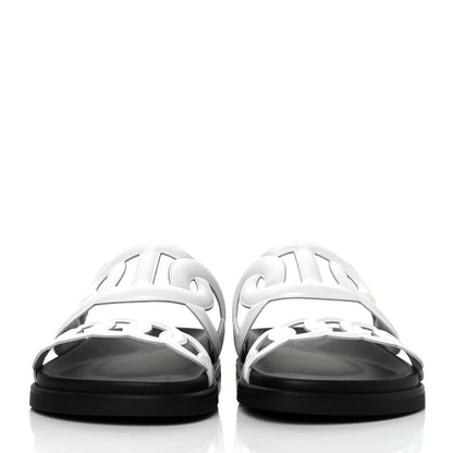 Hermes Nappa Womens Extra Sandals 37 White 2 of 9