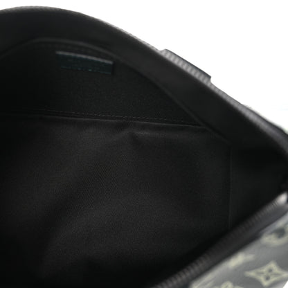 Louis Vuitton Monogram Shadow City Keepall Forest Green 5 of 9