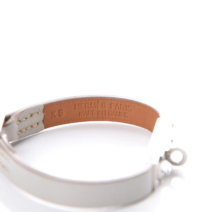 Hermes Tadelakt Micro Kelly Bracelet XS Gris Perle 5 of 6