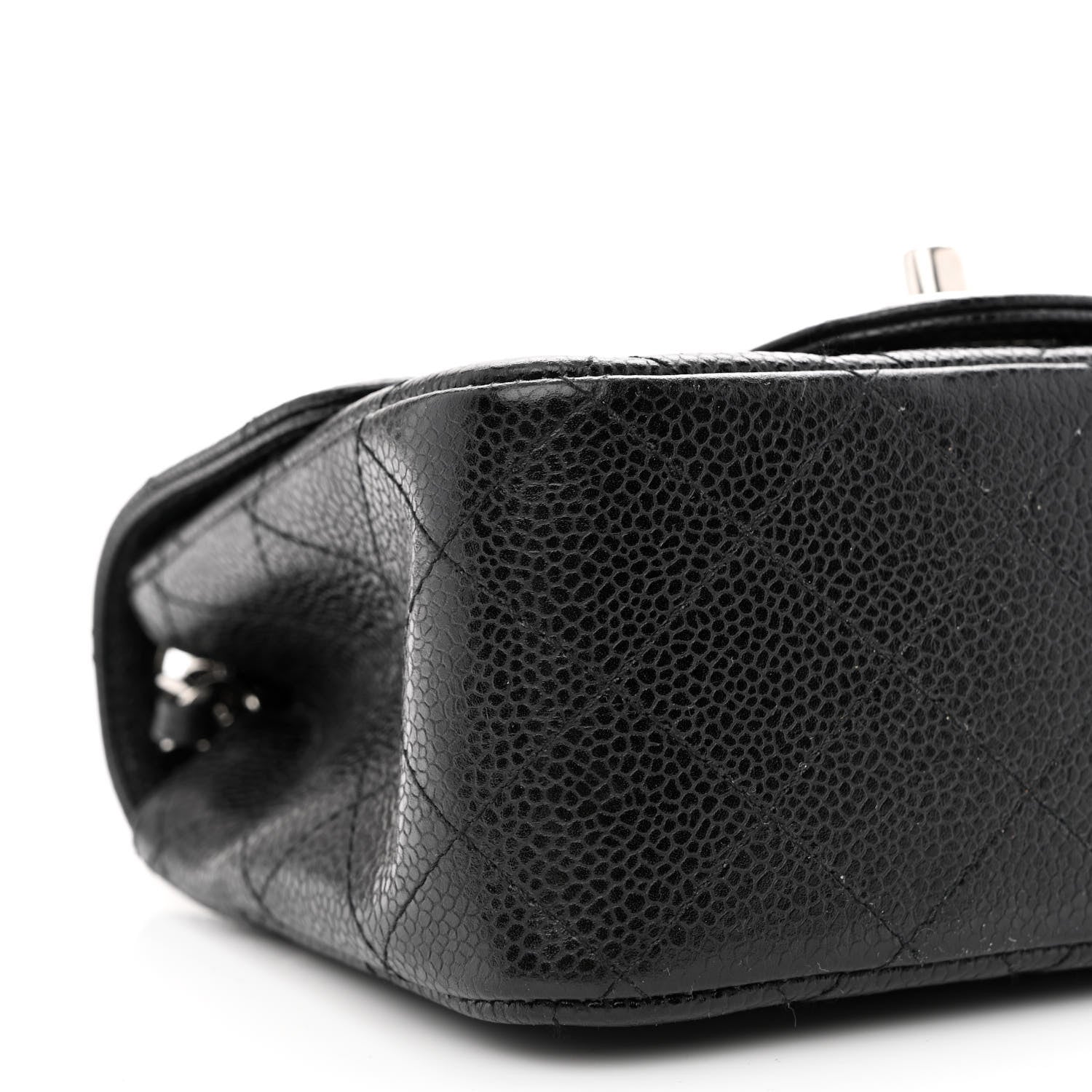 Chanel Caviar Quilted Mini Square Flap Black 8 of 10