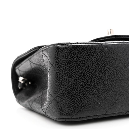 Chanel Caviar Quilted Mini Square Flap Black 8 of 10