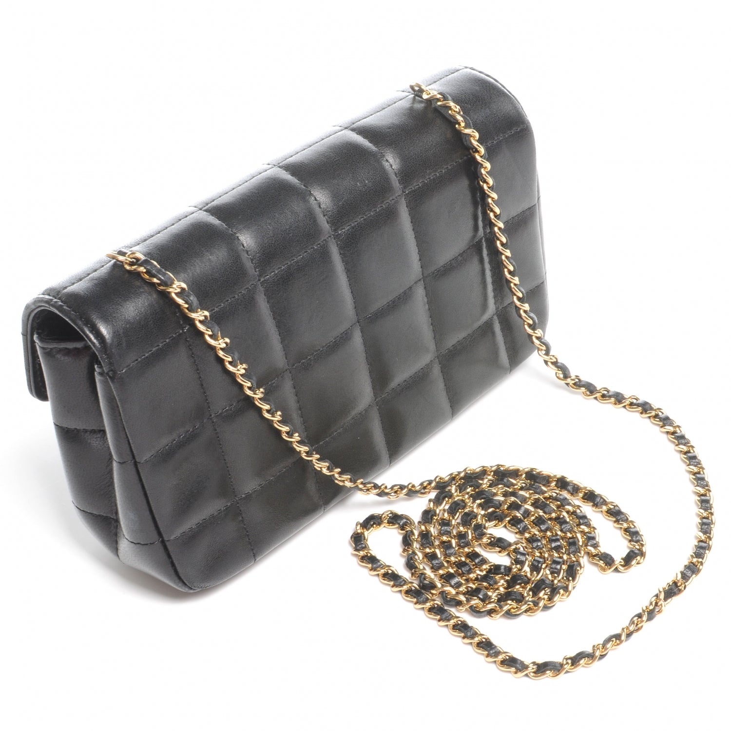 Chanel Lambskin Square Quilted Mini Flap Black 5 of 8