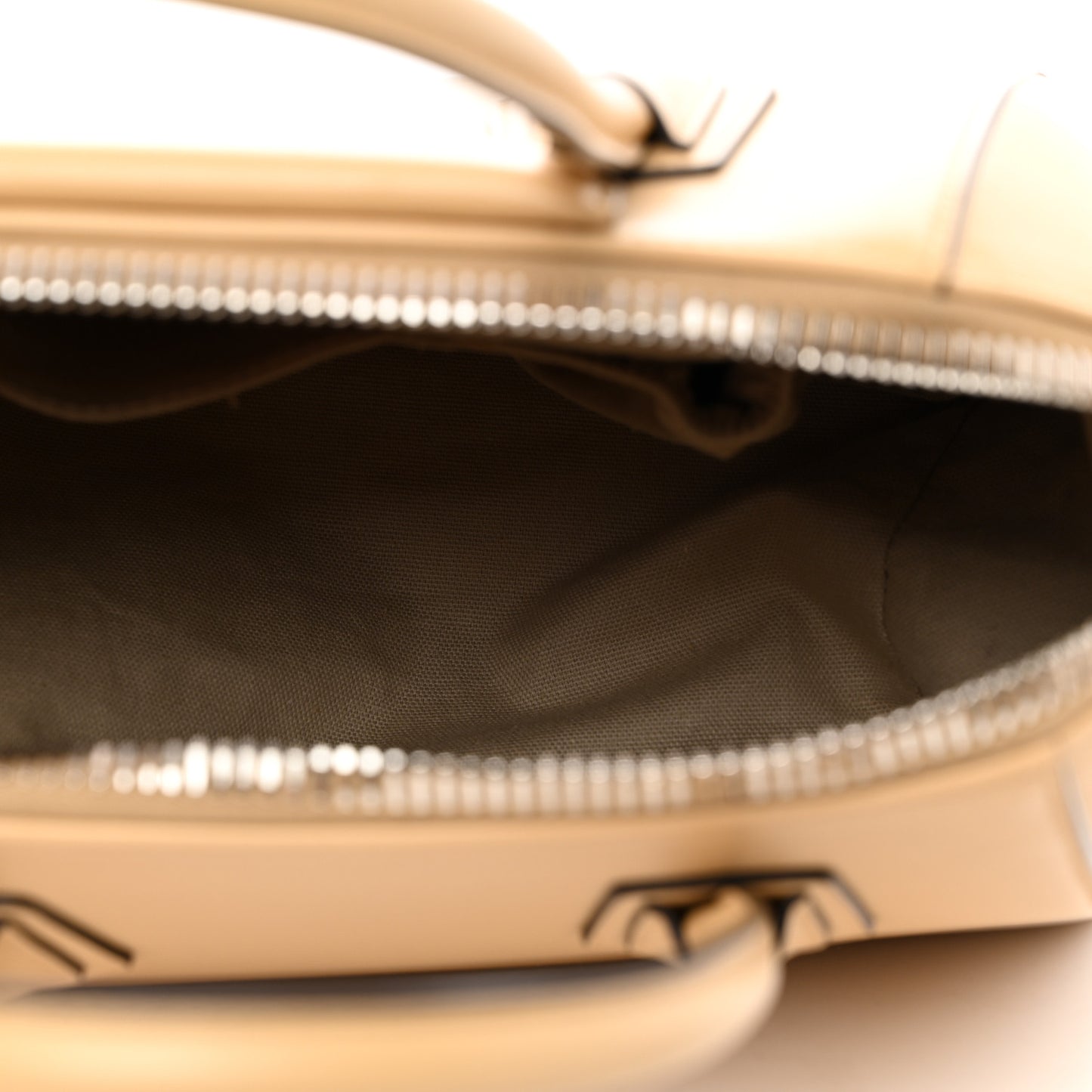 Calfskin Embroidered Logo Small Antigona Beige Camel