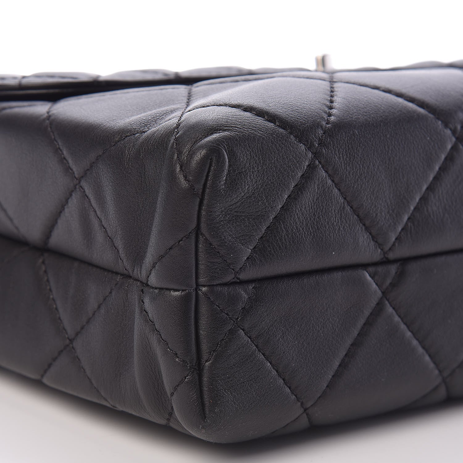 Chanel Calfskin Quilted In The Business Flap Bag Black 9 of 10