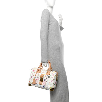 Louis Vuitton Monogram Multicolor Speedy 30 White 3 of 11