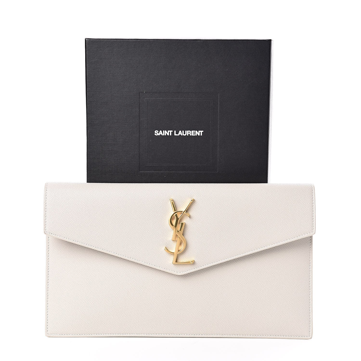 Saint Laurent Grain De Poudre Uptown Pouch Crema Soft 8 of 8