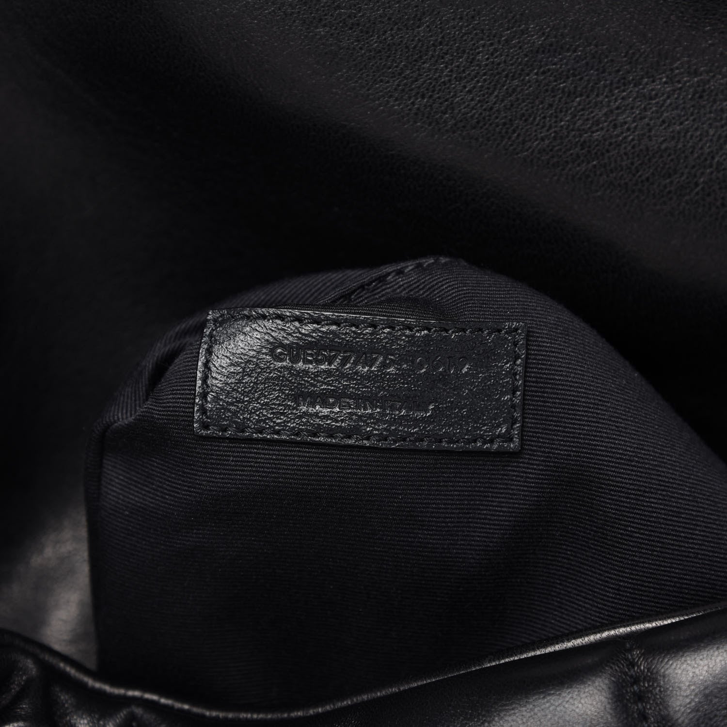 Saint Laurent Lambskin Quilted Medium Loulou Puffer Monogram Chain Satchel Black 9 of 10