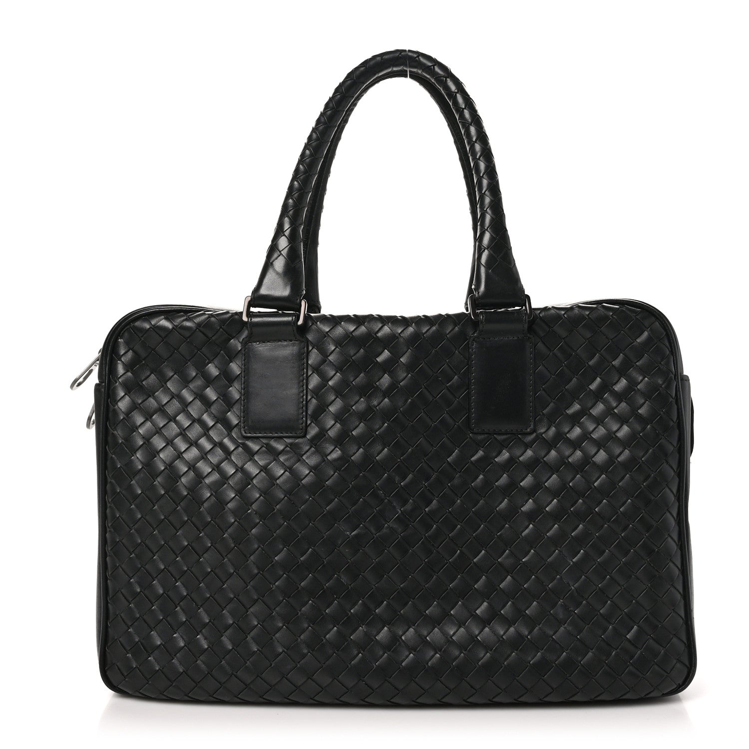 Bottega Veneta Nappa Intrecciato Briefcase Tote Black 1 of 11
