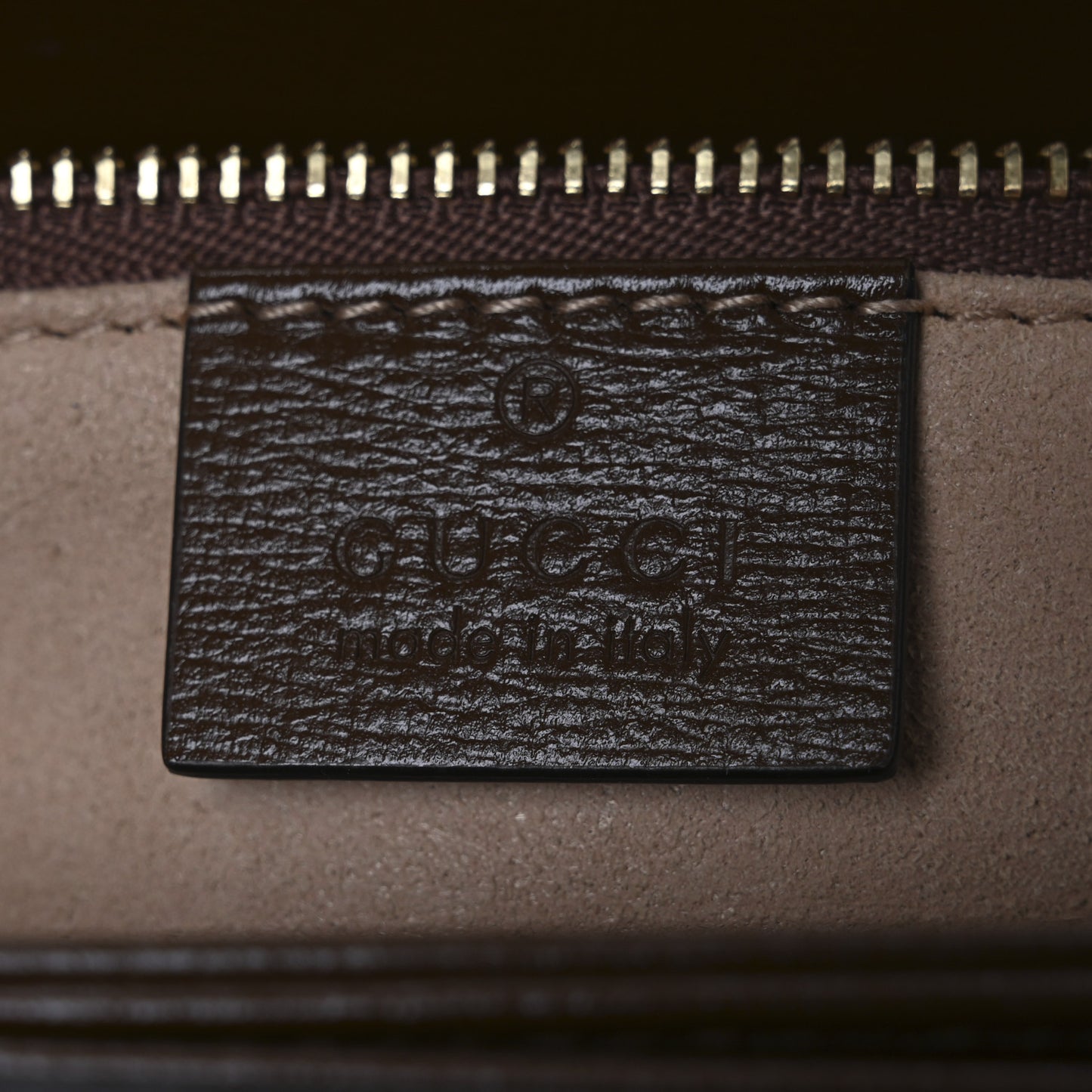 GG Supreme Monogram Horsebit 1955 Shoulder Bag Beige Brown Sugar
