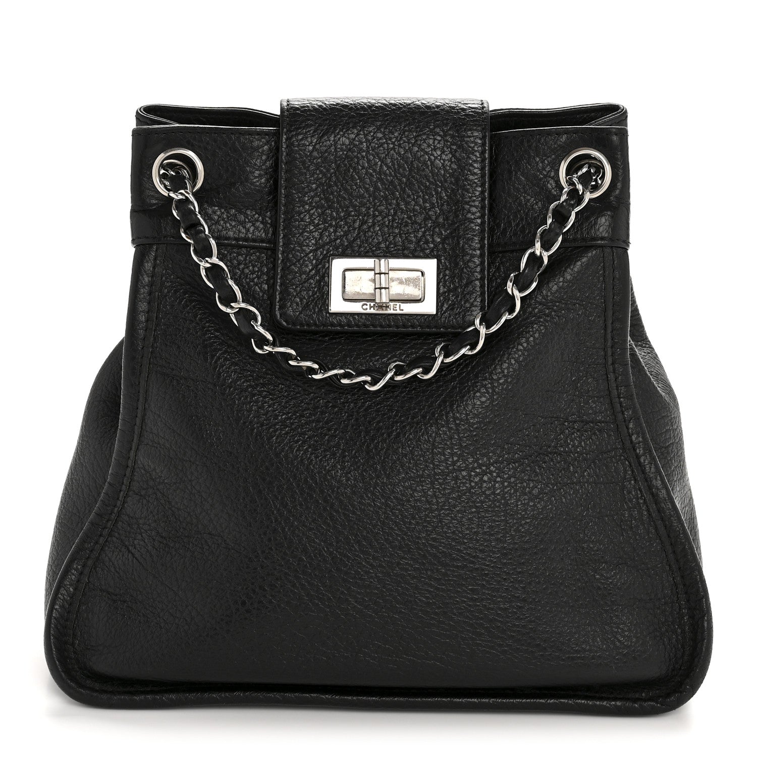 Chanel Calfskin Mademoiselle Shoulder Bag Black 1 of 13