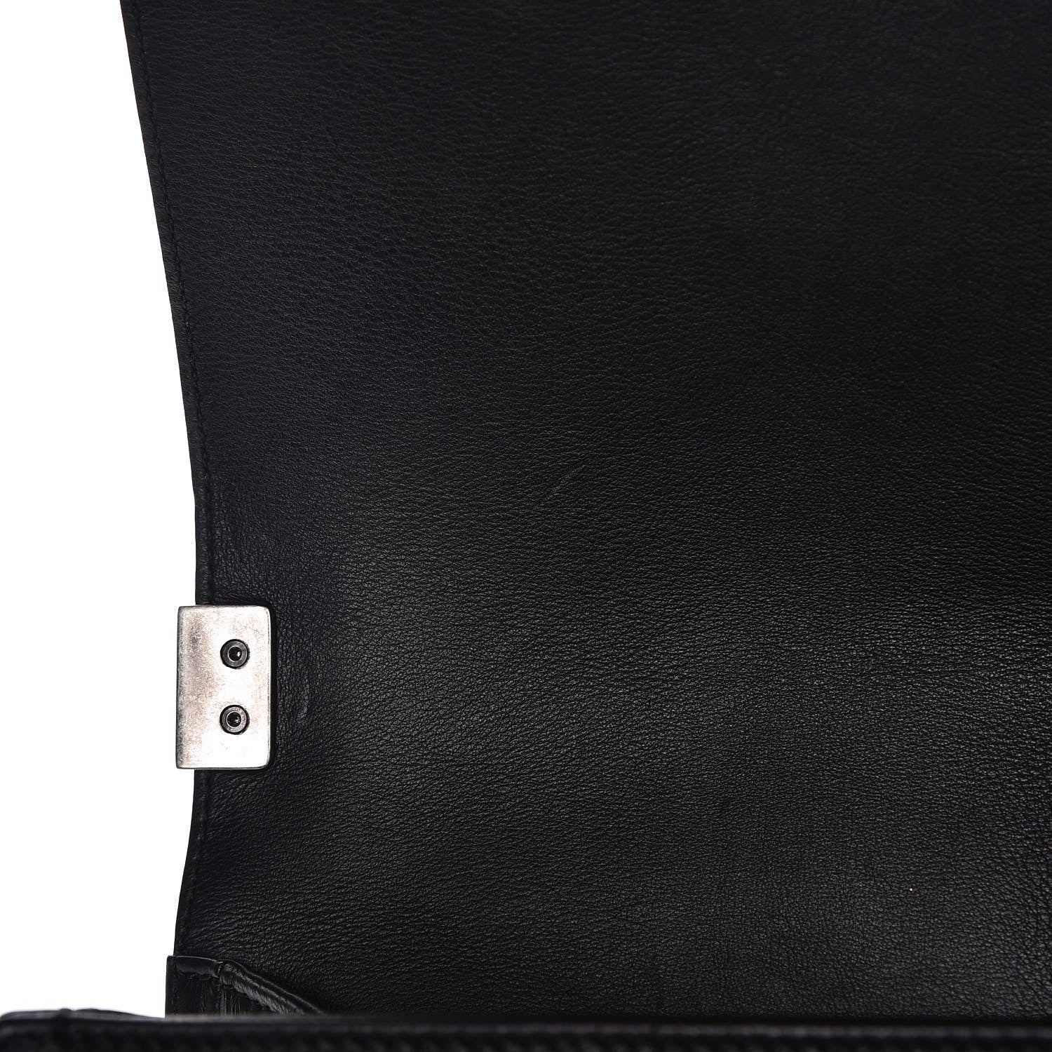 Chanel Calfskin Double Stitch Medium Boy Flap Black 10 of 13
