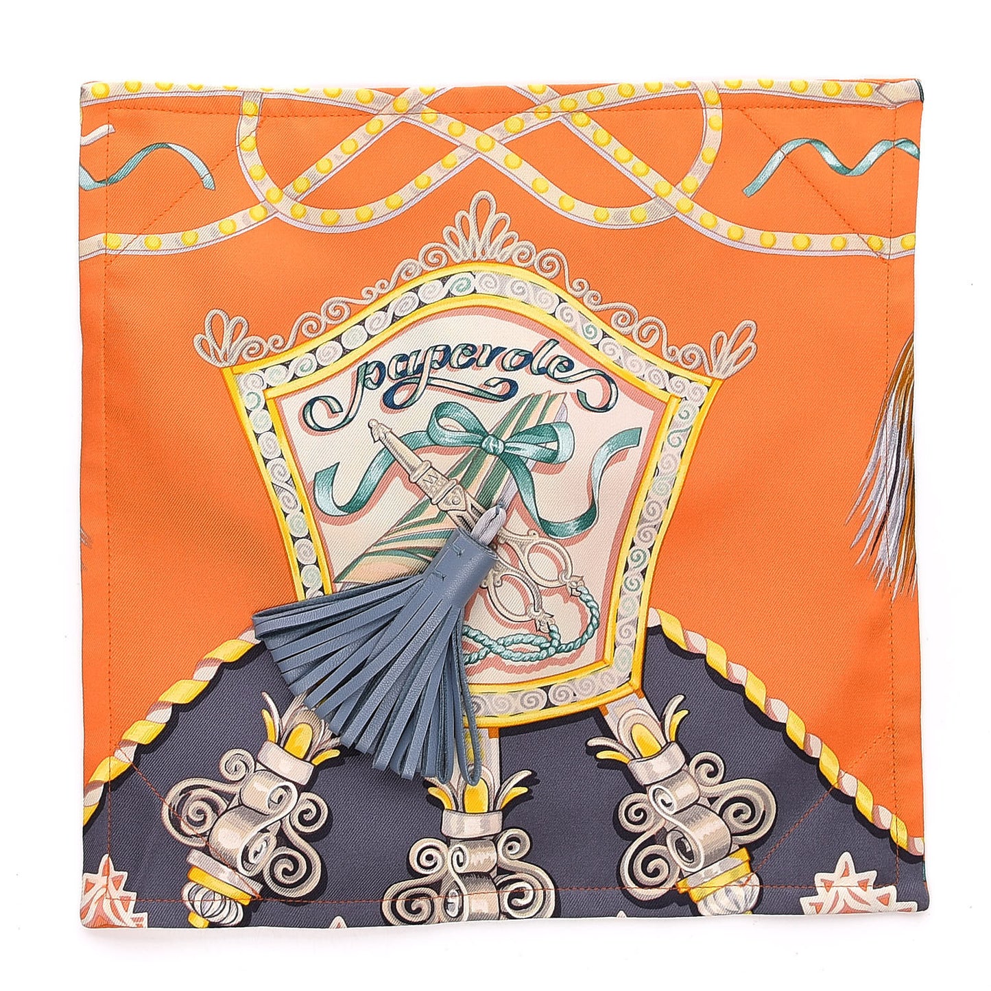 Silk Petit H Net Bag Orange