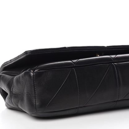 Saint Laurent Lambskin Patchwork Monogram Medium Jamie Black 8 of 9