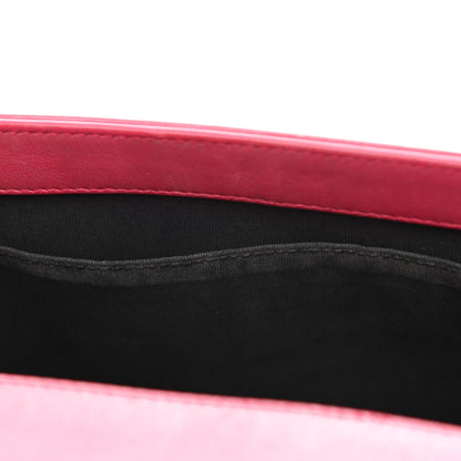 Chanel Patent Calfskin New Medium Plexiglass Boy Flap Pink 11 of 13