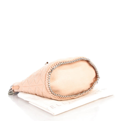 Stella McCartney Shaggy Deer Small Falabella Quilted Studded Bucket Bag Powder 4 of 7