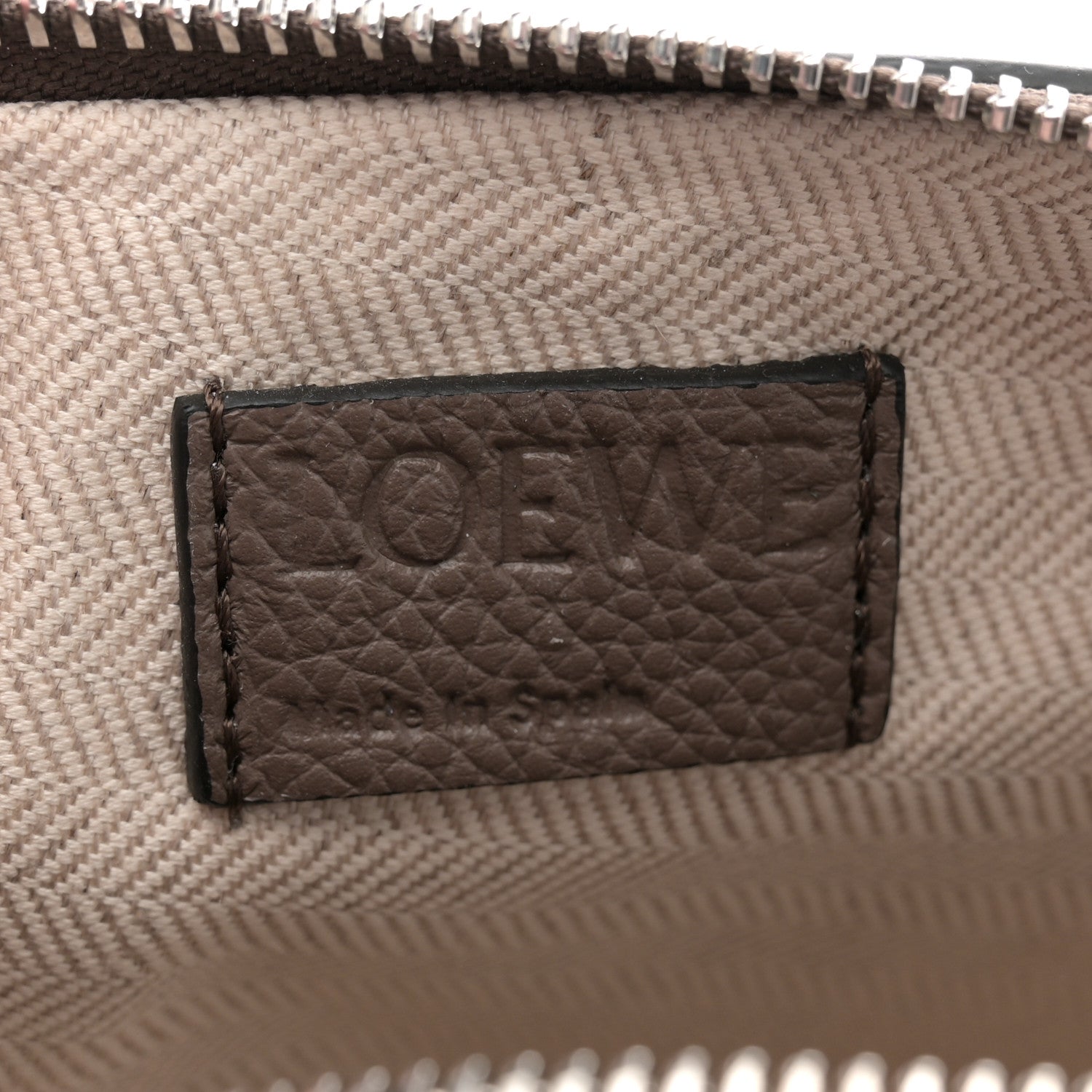 Loewe Soft Grained Calfskin Anton Sling Taupe 7 of 11
