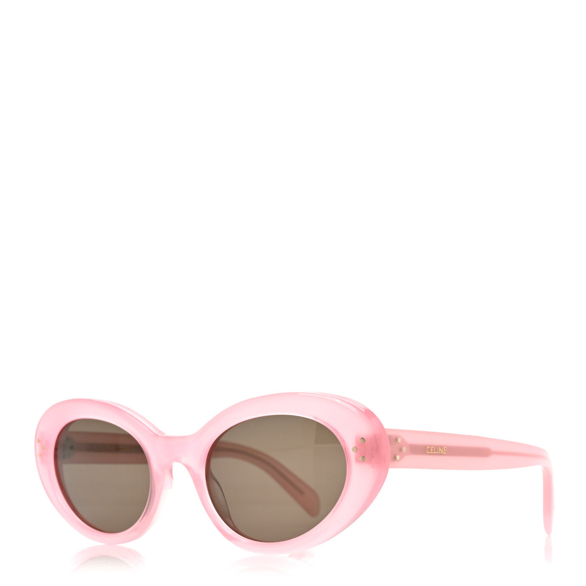Celine Acetate Cat Eye Sunglasses CL401931 Light Pink 1 of 7