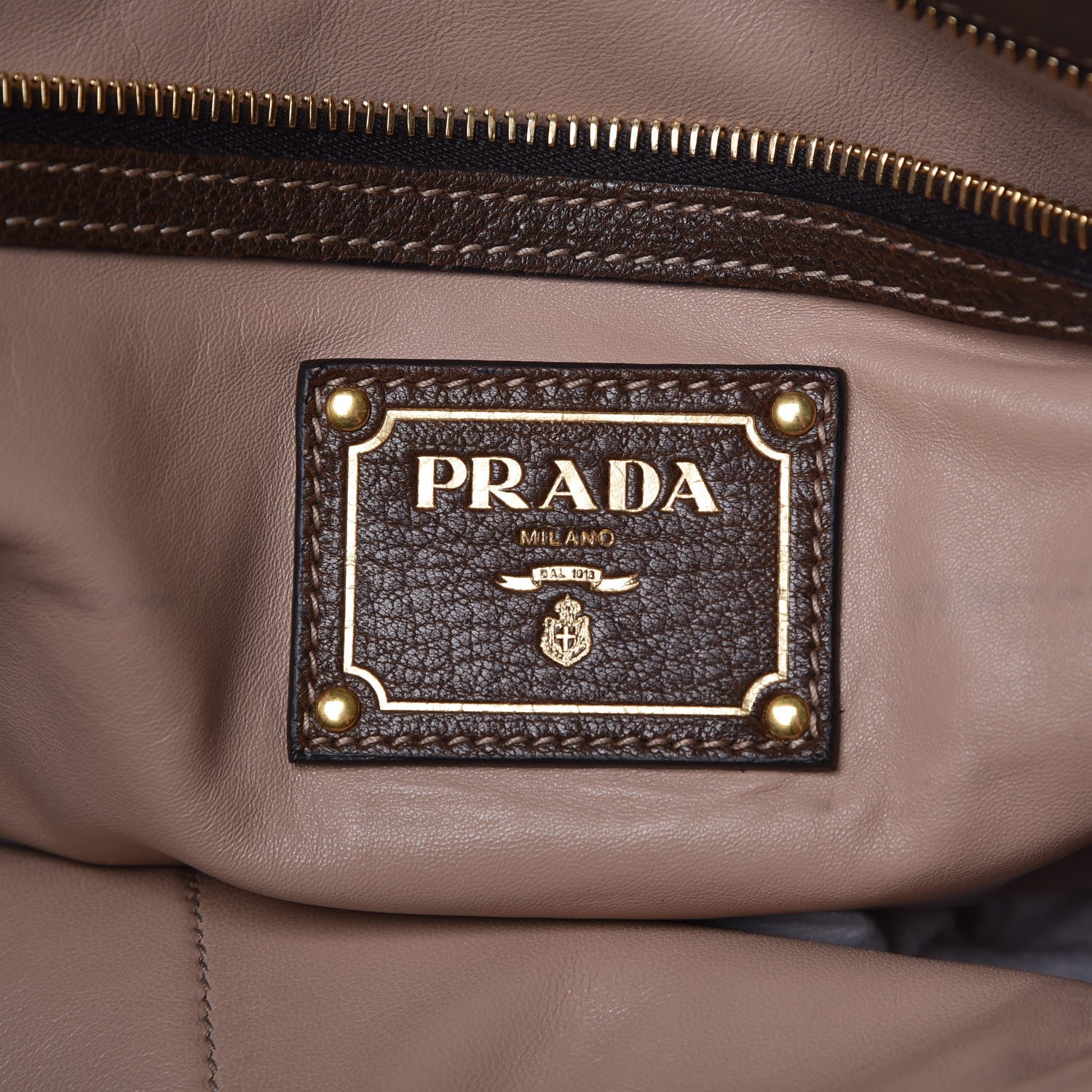 Prada Cervo Shopping Tote Bruciato 6 of 10