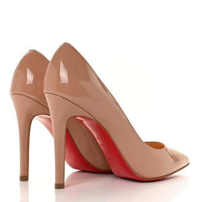 Christian Louboutin Patent Pigalle 100 Pumps 36 Nude 4 of 8