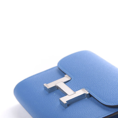 Hermes Epsom Constance Short Wallet Mykonos 9 of 11