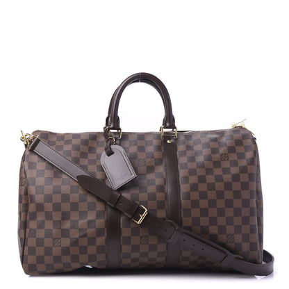 Louis Vuitton Damier Ebene Keepall Bandouliere 45 1 of 10