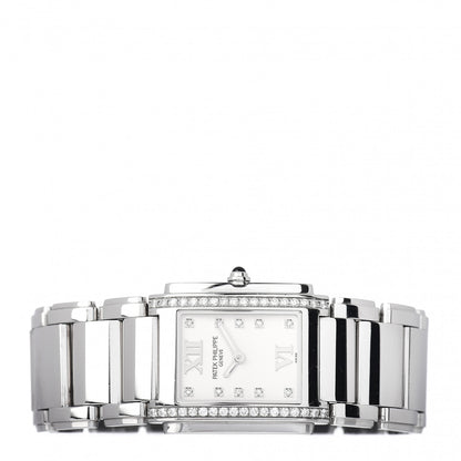 Patek Philippe Stainless Steel Diamond 25mm Twenty-4 Quartz Watch White 4910/10A-011 2 of 5