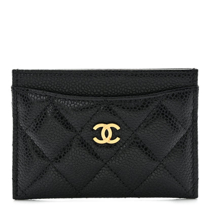 Chanel Caviar Quilted Card Holder Black 1 of 9