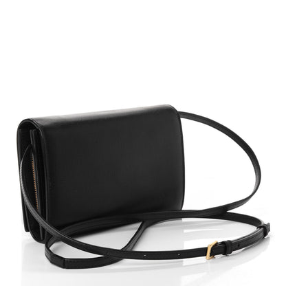 Tom Ford Pebbled Calfskin Wallet On Chain Black 2 of 5