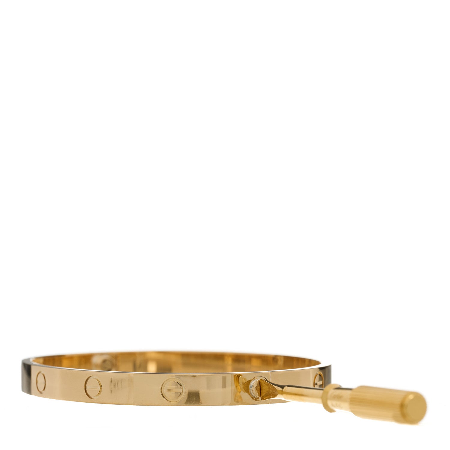 Cartier 18K Yellow Gold LOVE Bracelet 19 7 of 7