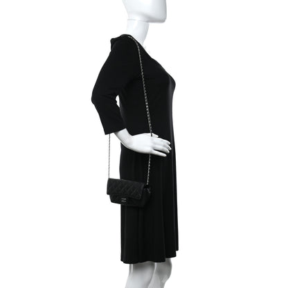 Chanel Caviar Quilted Glasses Case With Chain Black 2 of 12