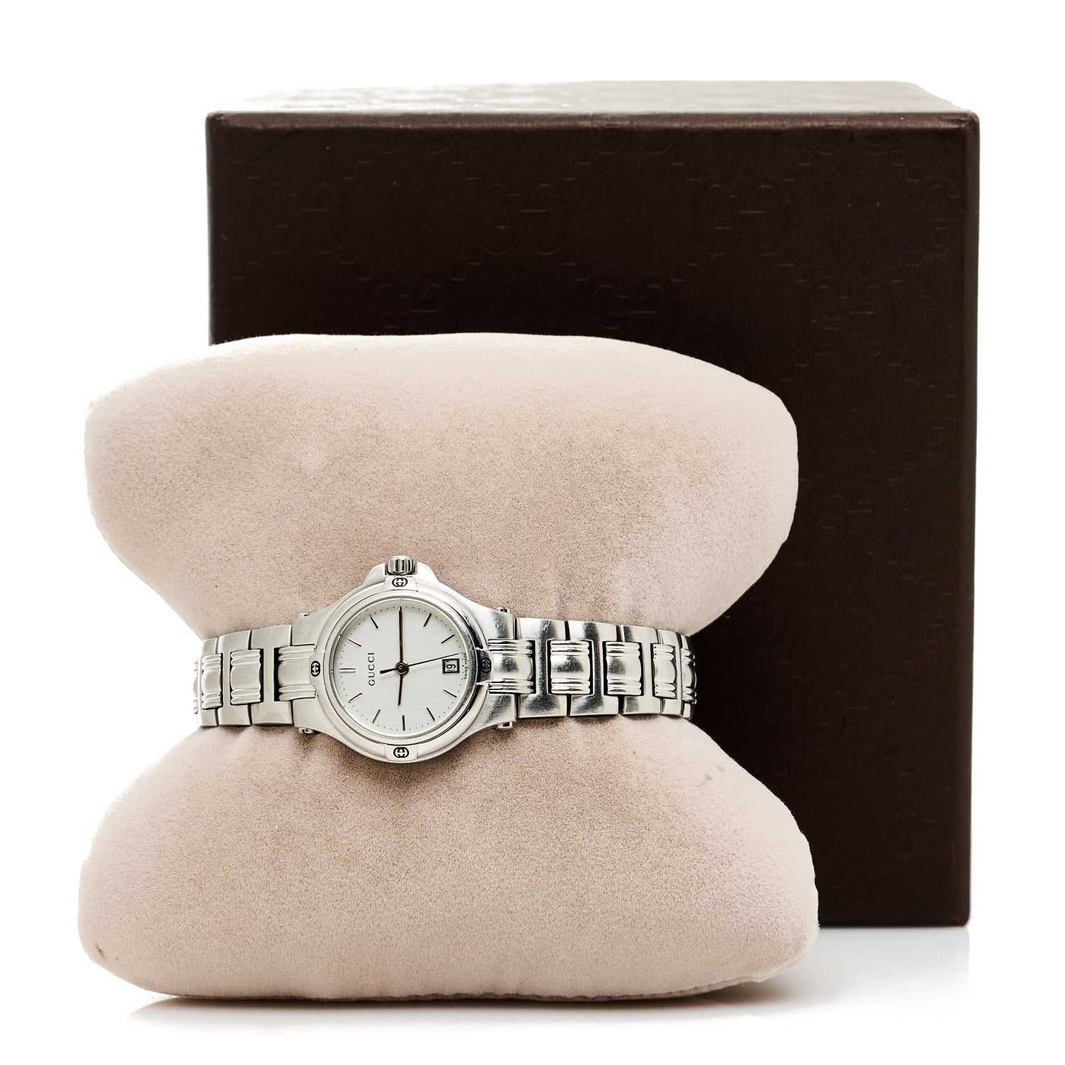 Gucci Stainless Steel 26mm 9040L Quartz Watch 1819791 – FASHIONPHILE