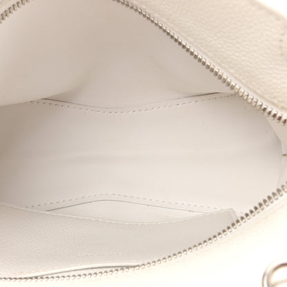 Balenciaga Grained Calfskin Neo Classic Silver Hardware Mini City White 5 of 12