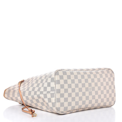 Louis Vuitton Damier Azur Neo Neverfull MM Rose Ballerine 4 of 11